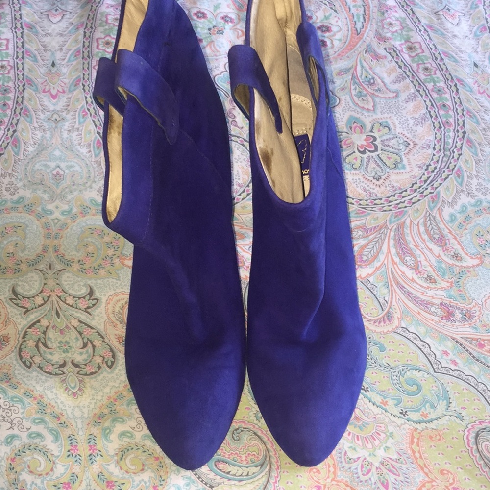 Ella moss royal blue bootie